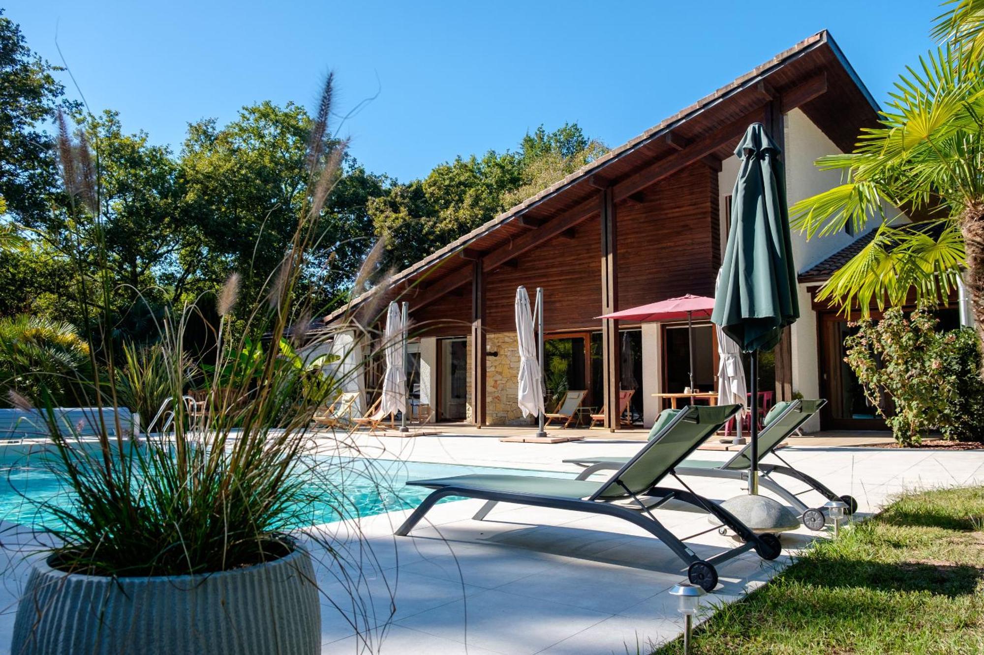 Parc De L'Aiguade Bed & Breakfast Saint-Paul-lès-Dax Dış mekan fotoğraf